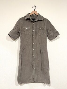 Vintage Banana Rupblic Button-Front Shirt Dress
